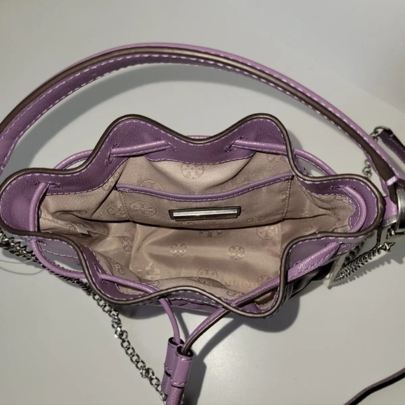 NWT Tory Burch Willa Mini Bucket Allium Quilted Handbag Purse - Picture 9 of 17